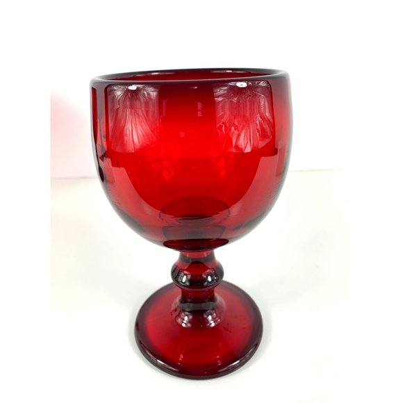 Imperial Ruby Red Hoffman House Margarita Glasses. - Picture 2 of 7